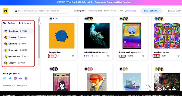 之前我们提过一个叫rarible的数字艺术品交易网站:2.