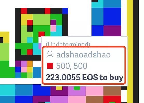 疯狂版Fomo3D：EOS Pixel一个像素点竟值18万元