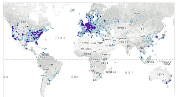 比特币诞生十年 网络分布全球