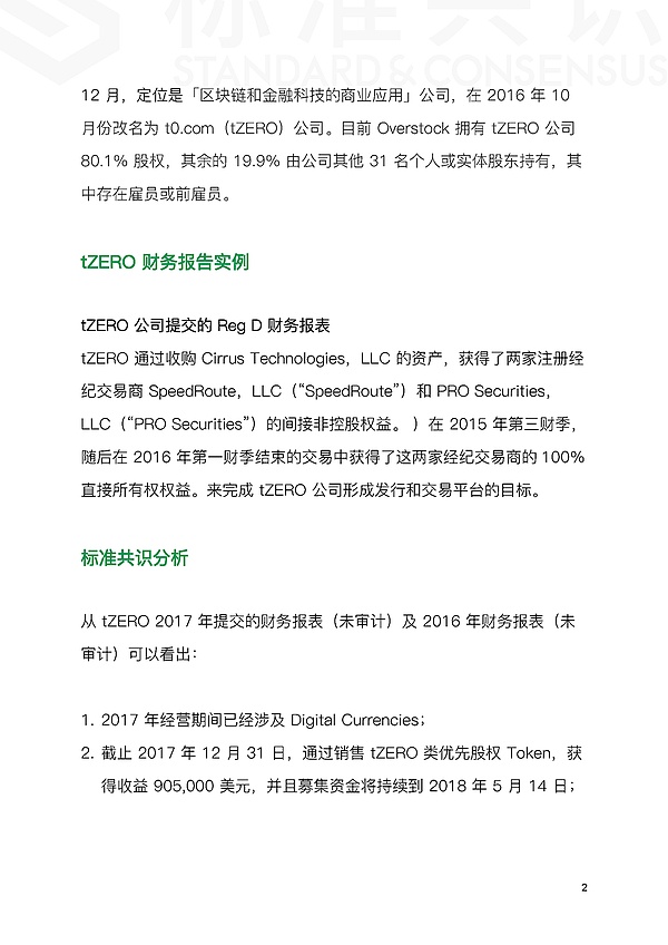 tZERO 案例详细复盘（下）——合并财务报表｜标准共识