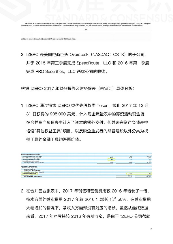 tZERO 案例详细复盘（下）——合并财务报表｜标准共识