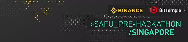 SG BINANCE SAFU PRE-HACKATHON来新加坡啦