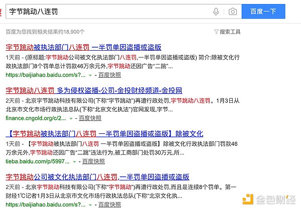 字节跳动八连罚 区块链+版权或让盗版无处遁形