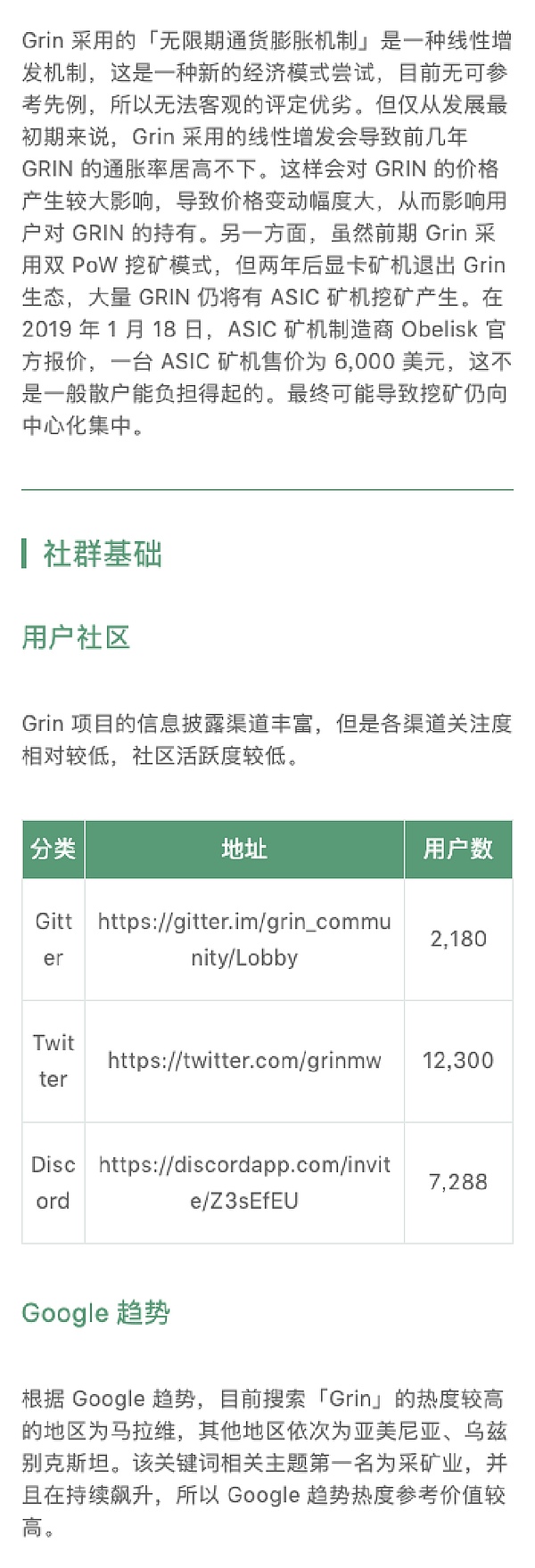 Grin 的阿基里斯之踵：无限通胀｜标准共识评级