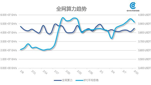 Chaindigg BTC数据周报(2019年第9期 总第21期）