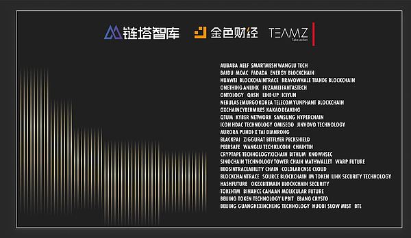 重磅 2019亚洲区块链企业第一批入围名单正式公布 |链塔 TEAMZ 金色财经