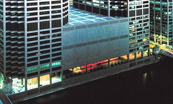 CME_Center_riverwalk_at_night