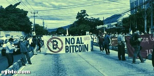 部分萨尔瓦多民众抗议拒绝比特币 比特币法币之路任重道远